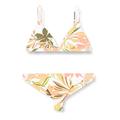 Roxy Printed Beach Classics - Triangle Bikini-Set für Frauen Weiß