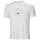 Helly Hansen Herren Skog Recycled Graphic T Shirt, 001 White, XXL EU
