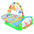 Baby Gym Play Mat Cute Playmat for Babies, Baby Musical Play Mat Playmats & Floor Gyms, Activity Play Mat Round Kick and Play Piano Gym, Baby Piano Play Mat Play Activity Play Mat Toddler(0605绿)