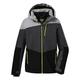 Killtec Jungen Ksw 161 Bys Jckt Skijacke Funktionsjacke mit Kapuze und Schneefang, graumelange, 140 EU