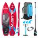 Bluefin SUP Cruise 10'8 Aufpumpbares Paddleboard| SUP-Board für Erwachsene| Tragbar & Reisesicher | Paddleboard-Paket| Inklusive Zubehör, Berry Rood, Rot (Berry Red)