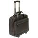 Tassia PU Leather Laptop Trolley - Twin Carry Handles Briefcase, Executive Premium Roller Bag Cabin Luggage Suitcase