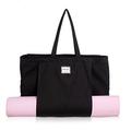 The Best Ever 'Be Wild Be You' Yoga Pilates Organic Mat Bag / Tote Bag - Black