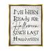 Stupell Industries Ready for Halloween Spooky Spider Webs by Daphne Polselli - Floater Frame Textual Art on Canvas in Black/Green/White | Wayfair