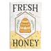 Stupell Industries Fresh Honey Rustic Bee Hive by Jennifer Pugh - Graphic Art on MDF Wood in Black/Brown/White | 15 H x 10 W x 0.5 D in | Wayfair