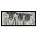 Stupell Industries Three Sheep Trio Rural Farm Animal Portrait by Hollihocks Art - Floater Frame Painting on Canvas in Gray | Wayfair