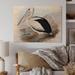 Highland Dunes Vintage Australian Birds VIII - Unframed Print on Wood Metal in Black/Brown/White | 16 H x 32 W x 1 D in | Wayfair