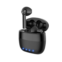 M2-Tec In-Ear bluetooth Kopfhörer in Schwarz Oval Image