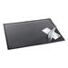 Lift-Top Pad Desktop Organizer with Clear Overlay 24 x 19 Black | Bundle of 10 Each