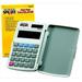 School Smart 084087 8-Digit Pocket Calculator 3-Key Memory 1-Touch Square Root