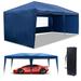 SalonMore EZ Pop Up Canopy Tent Outdoor Folding Patio Gazebo Shade 10 x20 Blue