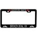 R and R Imports Broken Bow Oklahoma Vanity Metal License Plate Frame