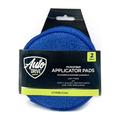 Auto Drive Car Waxes Microfiber Applicator Pad 2 Pack Blue