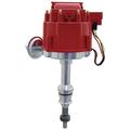 New High Energy Ignition HEI Distributor For Ford Lincoln Mercury W/ Small Block Windsor SBF 351W 5.8L V8 W/ Red Cap JM6510 PCE376.1042 PCE3761042 66983R R3923 Direct Fit