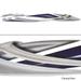 Rinker Boat Decal 218515 | Captiva Gray Blue Beige 108 x 10 3/4 Inch