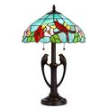 Cal Lighting Bo-3076Tb Tiffany 2 Light 22 Tall Tiffany Table Lamp - Bronze