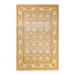 Hand-Knotted Wool Oriental Traditional Ivory Area Rug 6 0 x 9 3