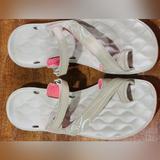 Columbia Shoes | Columbia Sunlight Vent Slide Sandals Straps Flip Flops Shoes Women's Sz 9 | Color: Cream/Pink | Size: 9