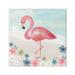 Stupell Industries Flamingo Among Sand Dollars Flowers Beach Shore Canvas Wall Art 36 x 36 Design by Katie Doucette