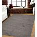 Arzezum Design Rectengular Shag Area Rug 7x10 Solid Color Low Pile Shag Easy to clean Pet Friendly Soft Nursery Runner Rug for Living Rooms Bedrooms Gray