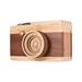 Wooden Music Box Retro Camera Design Classical Melody Birthday Christmas Festival Musical Gifts Home Office Decoration Crafts