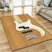 Flagwix Area Rug for Living Room Bedroom Bass Guitar. For The Love Of Bass Rug THH2920R Indoor Outdoor 5 x 8 Rectangle Rug