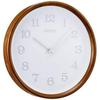 Seiko Clock Wall Clock Natural Color Wood Diameter 280 Ã— 59mm Radio Analog KX239B