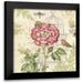 Gladding Pamela 15x15 Black Modern Framed Museum Art Print Titled - Floral Nature Trail IV