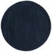 SAFAVIEH Vision Adrasteia Overdyed Solid Area Rug 9 x 9 Round Navy