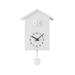 Toma Cuckoo Wall Clock Natural Bird Voices Clock Pendulum with Bird House for Wall Art Home Living Room Kitchen Office Decoration Green White Blue