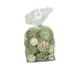 India House Bag of Natural Dried Green Floral Balls Home Decor Decorative Orbs Vase Filler - Green