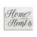 Stupell Industries Heart & Home Fancy Script Phrase Typography Canvas Wall Art 20 x 16 Design by Lil Rue