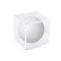 G-Plus Golf Ball Display Case Acrylic Clear Baseball Holder Cube Square Memorabilia Display Box