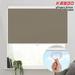 Keego Cordless Roller Shades Free-Stop Windows Blinds 100% Blackout Privacy or Living Room Bedroom Nursery Office Customizable Color and Size Rosy Brown 42 w x 44 h