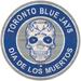 Toronto Blue Jays 12'' Sugar Skull Circle Sign
