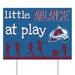 Colorado Avalanche 24" x 18" Little Fans At Play Yard Sign