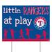 Texas Rangers 24" x 18" Little Fans At Play Yard Sign