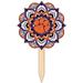 Clemson Tigers 18'' x 12'' Mandala Yard Stake