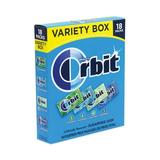 Orbit Sugar-Free Chewing Gum Variety Box Four Mint Flavors 14 Pieces/Pack 18 Packs/Carton Ships in 1-3 Business Days