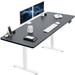 Vivo Electric 71" x 30" Stand Up Desk Workstation, 2B7B Series Wood/Metal in White/Black | 70.9 W x 29.5 D in | Wayfair DESK-KIT-2W7B