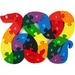 Alphabet Jigsaw Puzzle Building Blocks Animal Wooden Puzzle Wooden Snake Letters Numbers Block Toys for Childrenâ€™s Toys - Snake