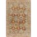 94 x 94 x 0.31 in Area Rug - Bungalow Rose Oriental Machine Made Power Loomed Area Rug in Rust | 94 H x 94 W x 0.31 D in | Wayfair