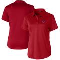 Women's Cutter & Buck Cardinal Indianapolis Colts Americana Prospect Textured Stretch Polo