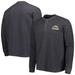 Men's Dunbrooke Charcoal Los Angeles Chargers Logo Maverick Thermal Henley Long Sleeve T-Shirt