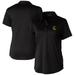 Women's Cutter & Buck Black Pittsburgh Steelers Throwback Logo Prospect Textured Stretch Polo