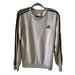 Adidas Tops | Adidas Women’s Essential 3- Stripes Sweatshirt Gray Size S | Color: Black/Gray | Size: S