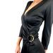 Gucci Dresses | Authentic Gucci Black Wrap Dress With Bamboo Buckle Closure | Color: Black | Size: S
