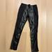 Zara Pants & Jumpsuits | M Zara Suede/Leather Like Leggings. Great Condition. | Color: Black | Size: M