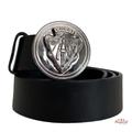 Gucci Accessories | Authentic Gucci Black Calfskin Leather Silver Hysteria Buckle Belt Size 85/34 | Color: Black | Size: 85/34