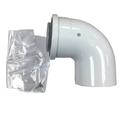 Worcester Bosch 7716191084 White Bend 60 / 100 mm 90 Deg,